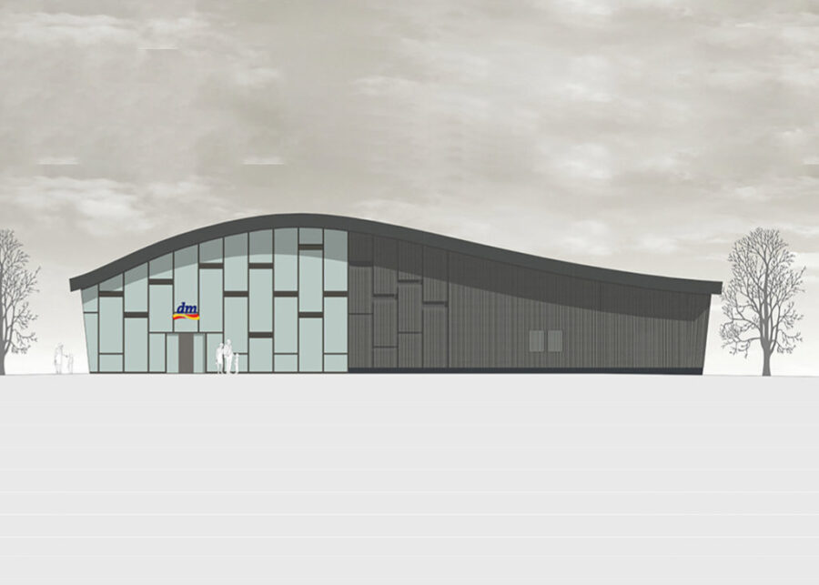 Blaesig Architekten FMZ Bernau Ansichtrechts