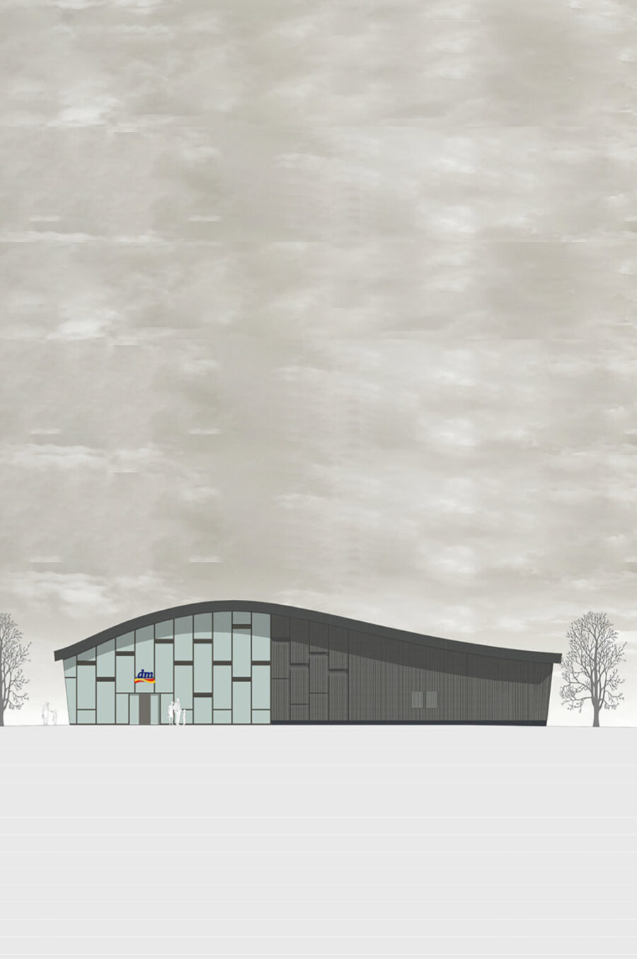 Blaesig Architekten FMZ Bernau Ansichtrechts
