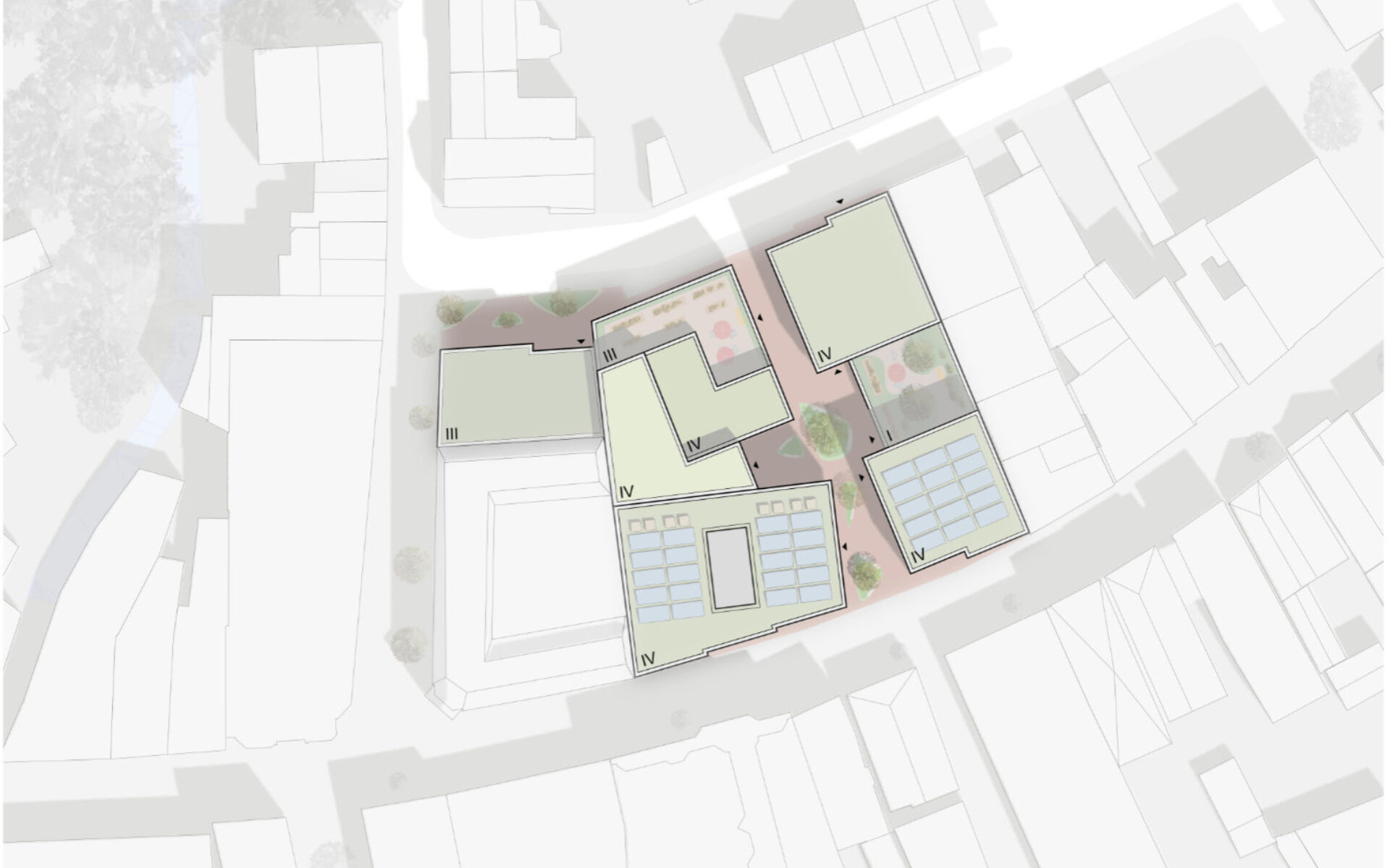 Blaesig Architekten Kerschensteiner-Schule Delmenhorst Wettbewerb Lageplan