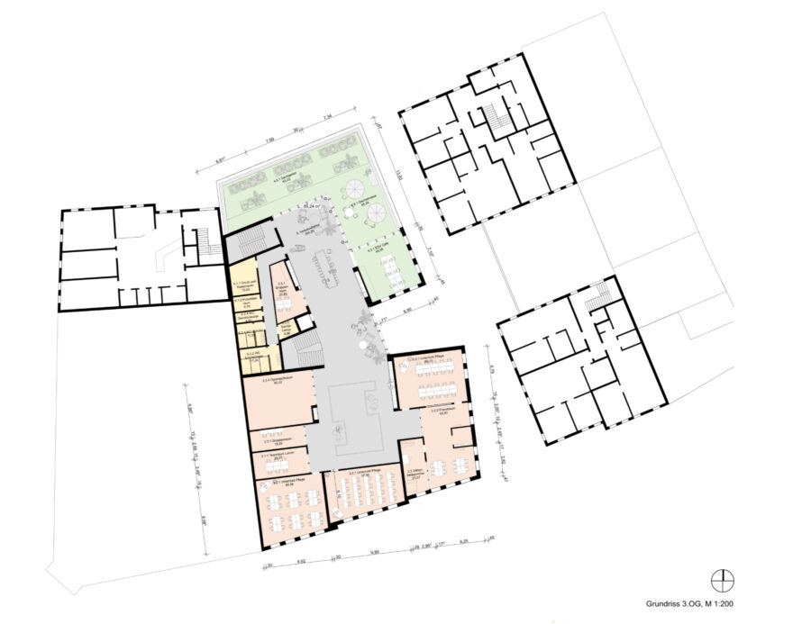 Blaesig Architekten Kerschensteiner-Schule Delmenhorst Wettbewerb GR 3 OG