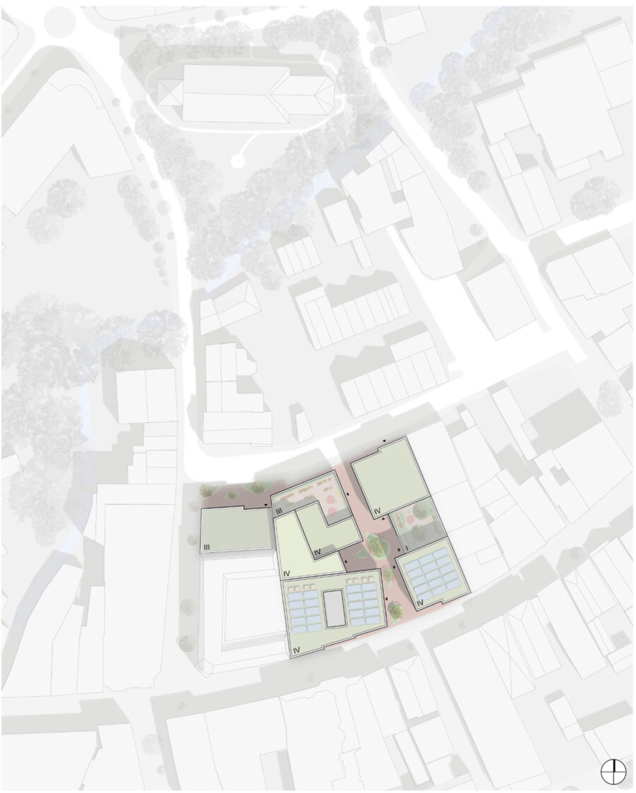 Blaesig Architekten Kerschensteiner-Schule Delmenhorst Wettbewerb Lageplan