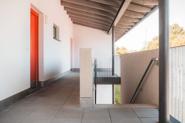Blaesig Architekten Wohnungsbau Weihenlinden Aufgang